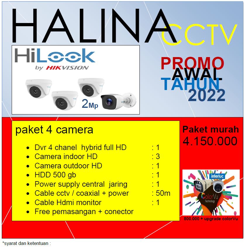 Paket 4 camera Hilook